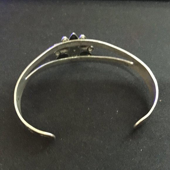 Bell Trading Nickel Silver Native Tribal Cuff Bangle Bracelet - Picture 5 of 7